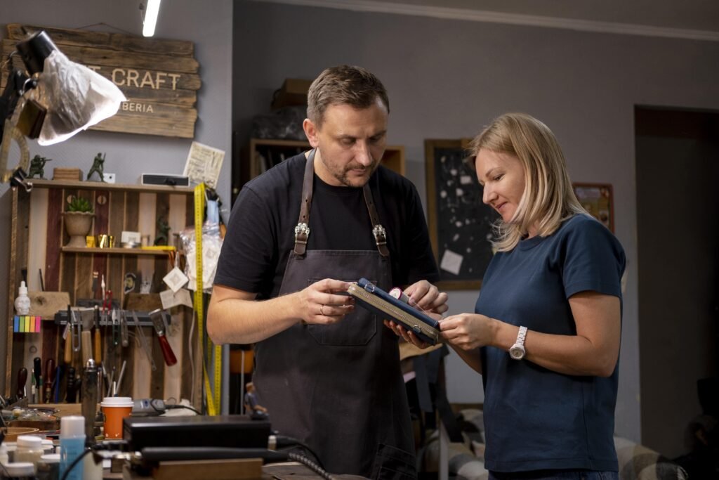The TRUTH About Local Repair Shops vs. Authorized Service Centers – Which One Saves You More? 1 small business manager his workshop 1