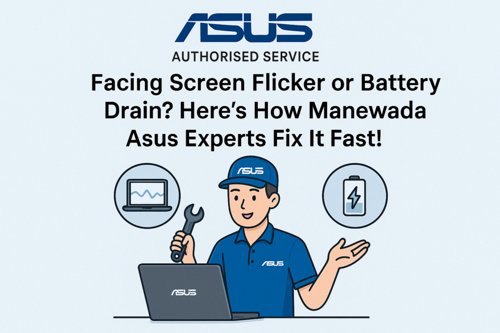 Manewada Asus laptop repair experts offering quick fixes for screen and battery problems